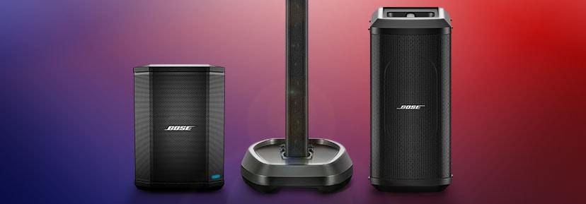 Bose L1 Pro and S1 Pro. Portable and powerful audio systems for small parties or big events. Shop now