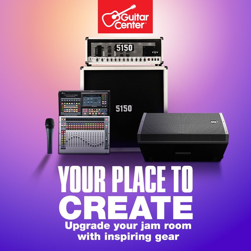 Your place to create. Upgrade your jam room with inspiring gear. Shop now