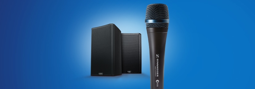 Get a free wired mic rental when you rent any PA package. Now thru Feb. 23. Get details