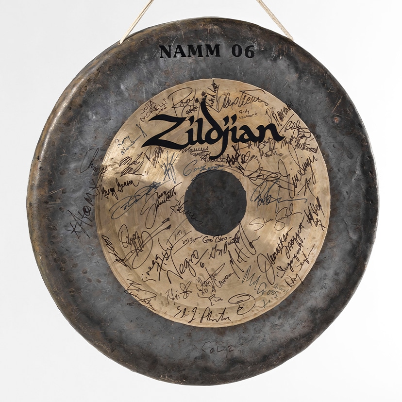 Zildjian 30" Orchestral Gong, signed by Various Artists