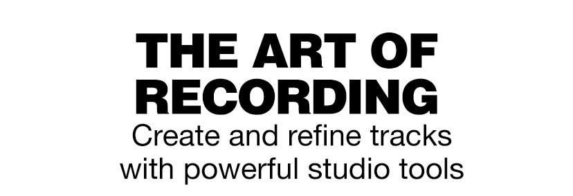 The art of recording. Create and refine tracks with powerful studio tools. Shop now