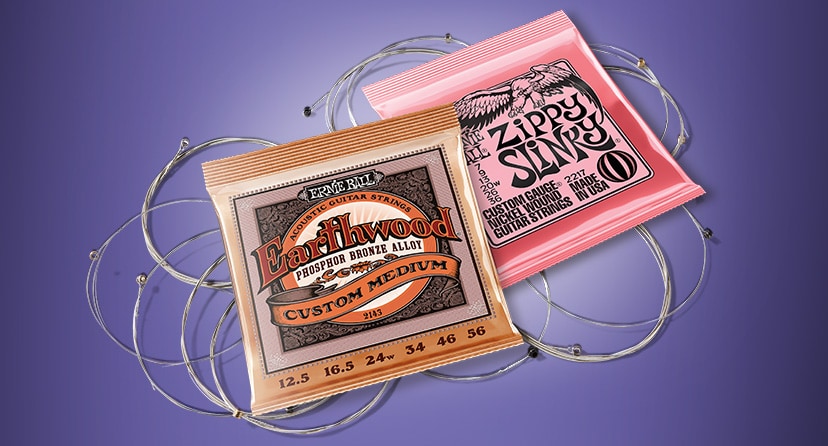 Free Ernie Ball Slinky or Earthwood strings with purchase of any Platinum Setup. Now thru June 1. Get details