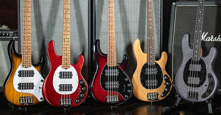 The new Music Man StingRay Special basses