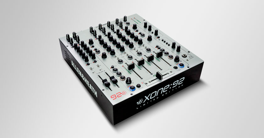Allen & Heath XONE:92 Limited Edition 4-Channel DJ Mixer Silver Faceplate