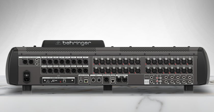 Behringer X32 Digital Mixer Back Panel