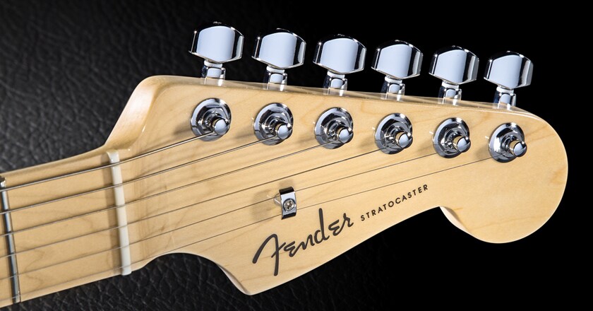 American Elite Strat Headstock with locking tuners