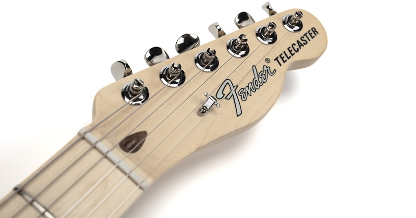 Fender American Performer Telecaster HS headstock and tuners