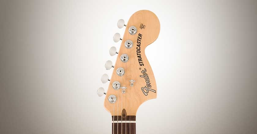 Fender Spruce American Performer Timber Series Stratocaster Headstock and Neck Detail