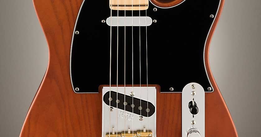 Fender Sassafras American Performer Timber Series Telecaster Neck and Back Detail