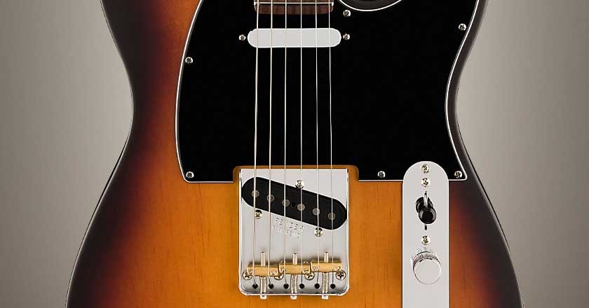 Fender American Performer Sugar Pine Timber Series  Telecaster Pickup Detail
