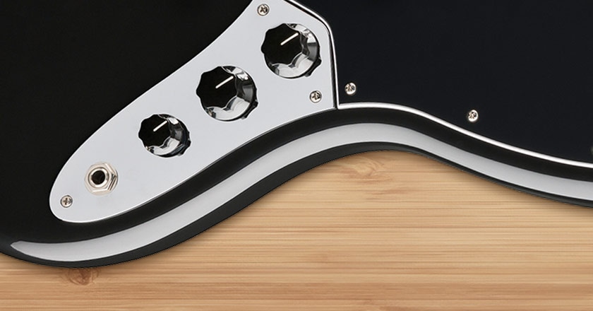 Fender Player II Jazz Bass Maple Fingerboard Control Knobs