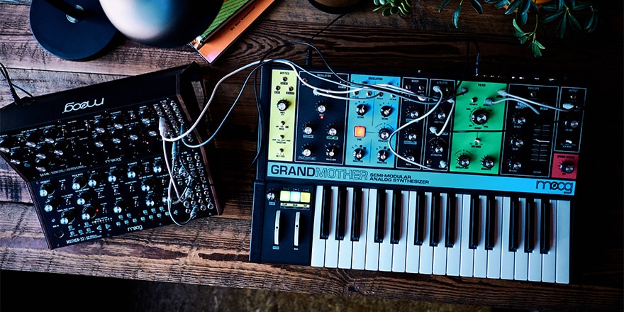 Moog Grandmother Synthesizer Patchbay