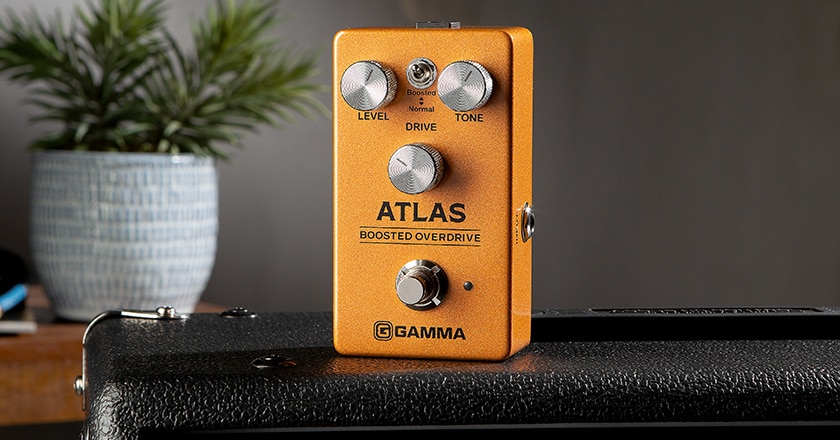 Gamma Atlas Boosted Overdrive Effects Pedal