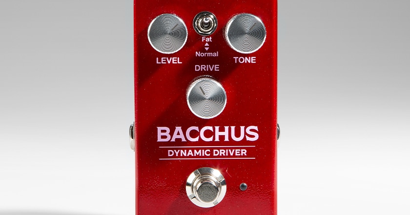 Gamma Bacchus Dynamic Drive Effects Pedal Controls