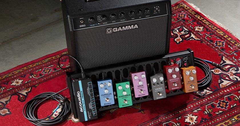 Gamma Effects Pedal Series Pedalboard