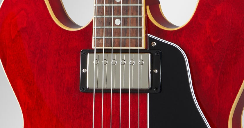 Gibson ES-335 Dot Pickup Detail