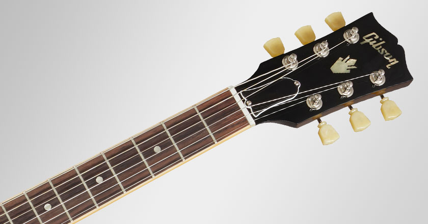 Gibson ES-335 Dot Neck Detail