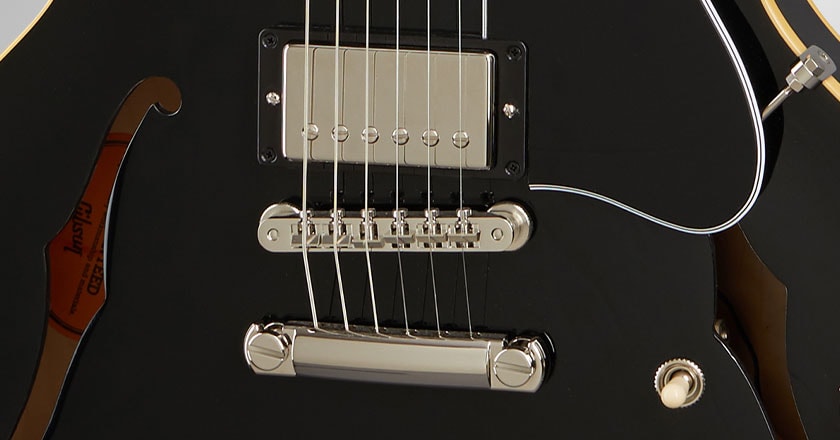 Gibson ES-335 Dot Bridge Detail