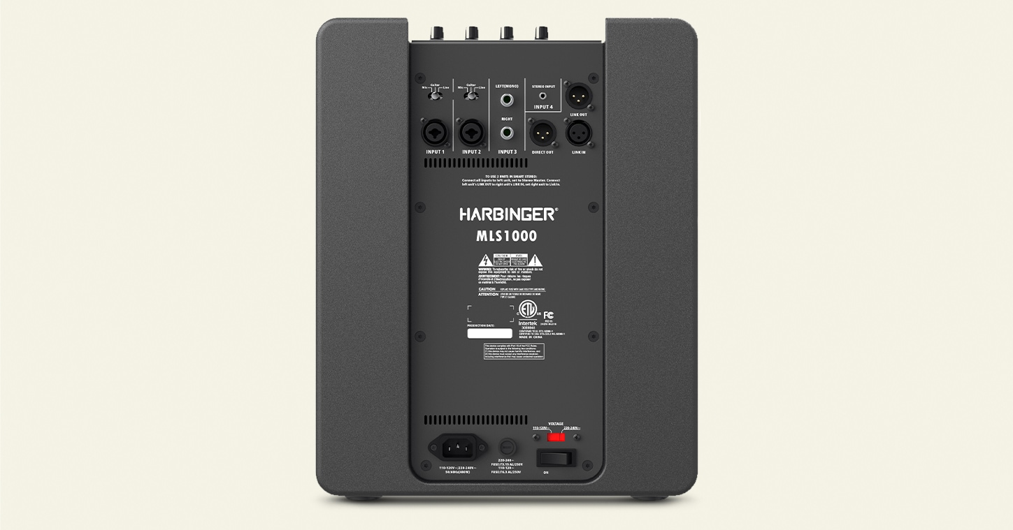 Harbinger HA1000 Powered Mixer 