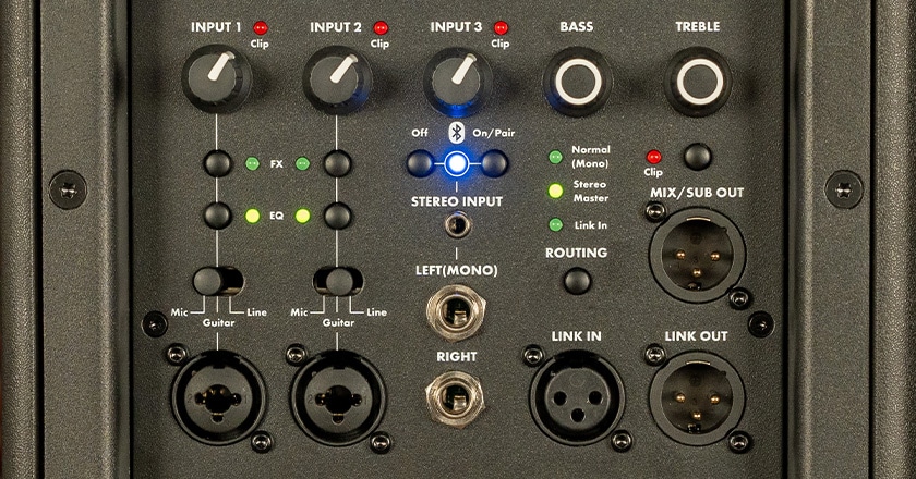 Harbinger VARI Live V4412 Inputs