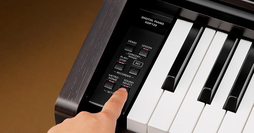Kawai KDP120 Digital Piano Integrated Learning Tools