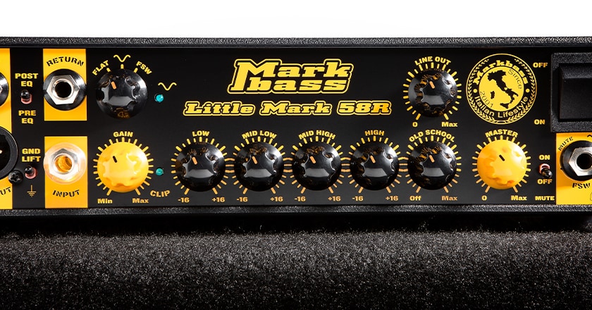 Markbass Little Mark 58R Bass Head Controls