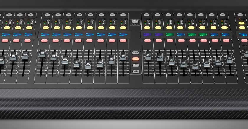Intuitive Control With Motorized Faders