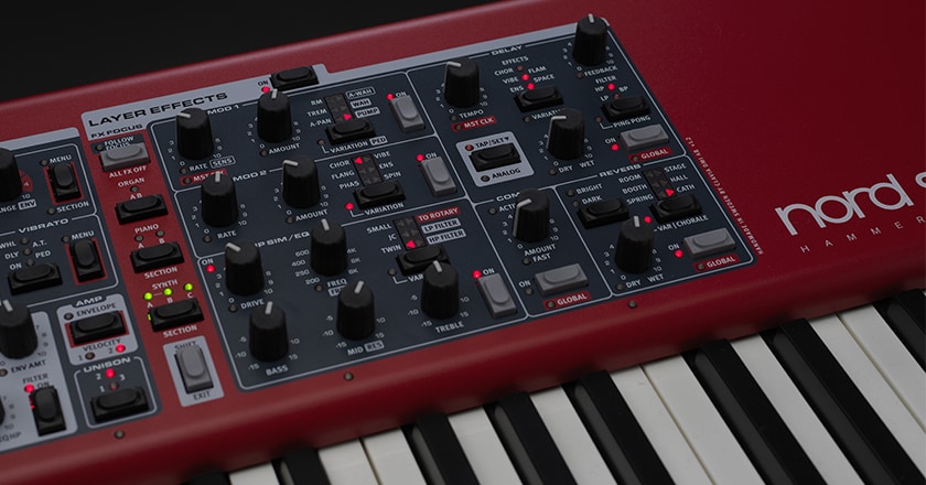 Nord Stage 4 Effects Section