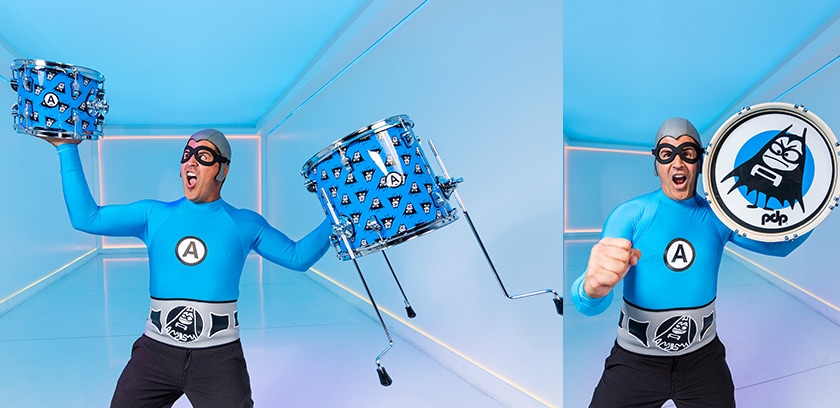 Ricky Fitness - The Aquabats - Pearl Drummers Forum