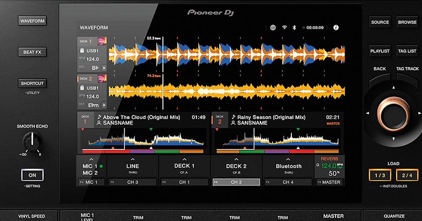 Pioneer DJ OPUS-QUAD 10” Multi-Gesture Touchscreen Display