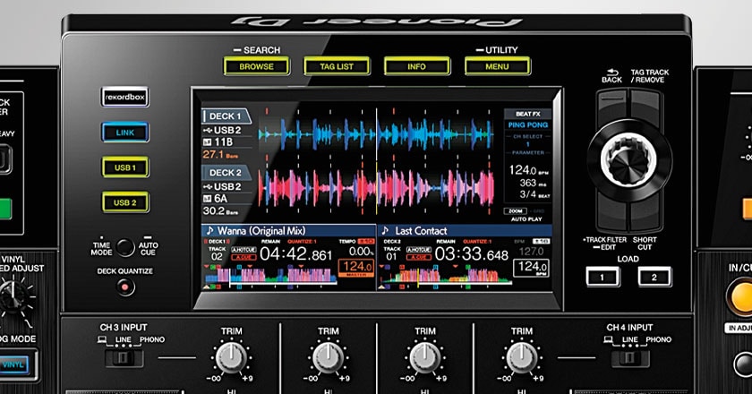 Pioneer DJ XDJ-XZ 4-Channel Controller Touchscreen Display