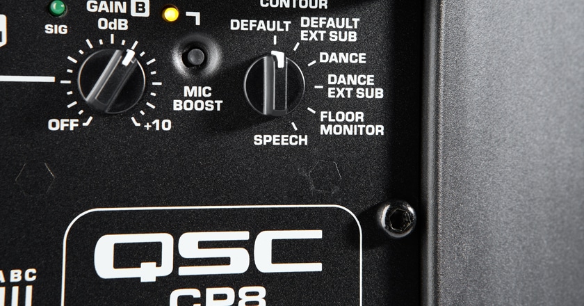 CP8 contour dial close-up view