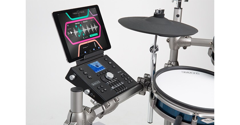 Simmons SD1200 Sound Module with iPad