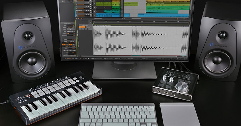 Sterling Audio Harmony H224 Interface Recording Setup