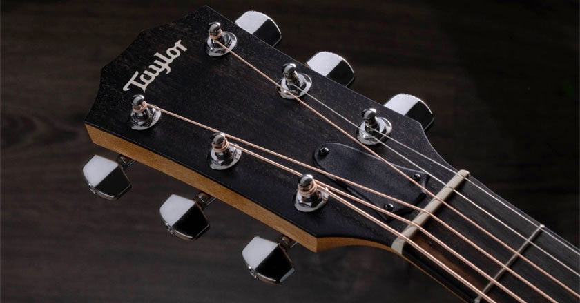 Taylor 214ce Rosewood Headstock Detail