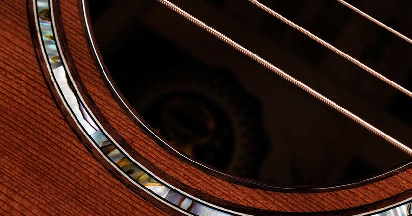 Taylor 814ce Builders Edition 50th Anniversary Soundhole Detail