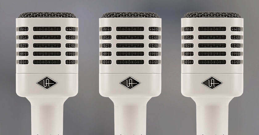 Universal Audio SD-3x3 Dynamic Microphones Hemisphere Modeling