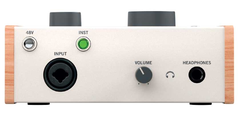The Volt 176 interface employs emulation circuity to capture the warm sound of a vintage UA 610 tube preamp. It also includes the legendary 76 compressor.