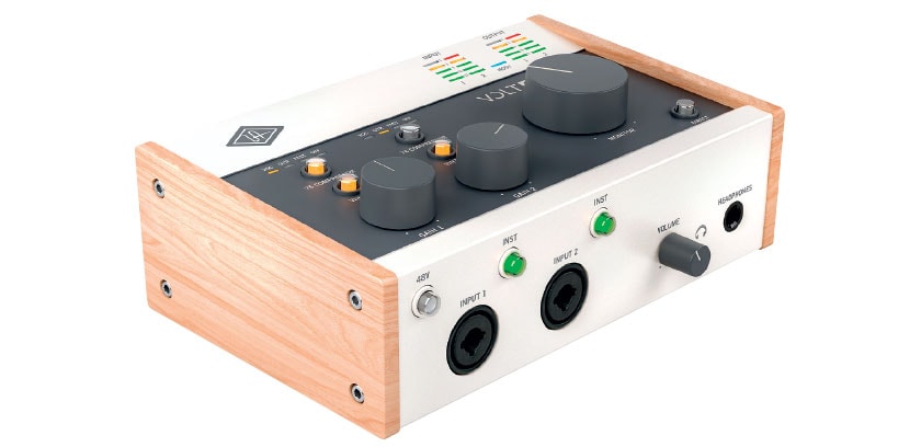 The Volt 276 interface employs emulation circuity to capture the warm sound of a vintage UA 610 tube preamp. It also includes the legendary 76 compressor.