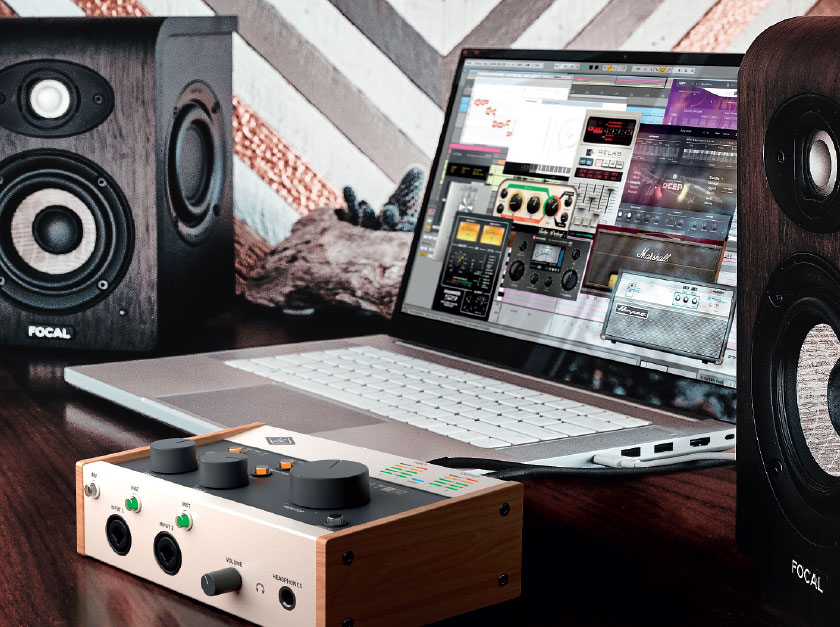 The Universal Audio 276 Studio Pack has a vintage preamp, legendary compression, two inputs, free software, headphones, condenser mic and mount.