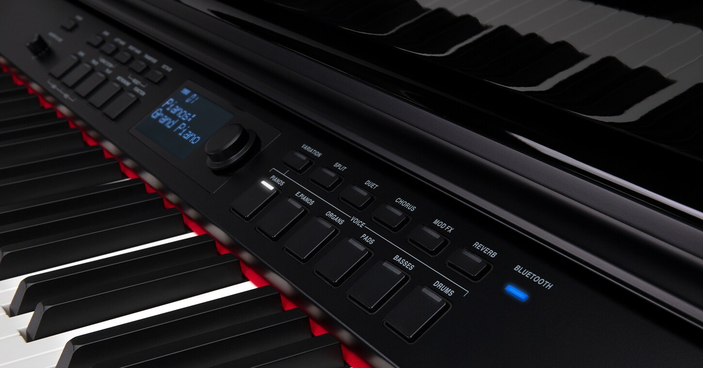 The Williams Overture III digital piano has 171 sounds, including organs, strings, bass, classical guitar and more.