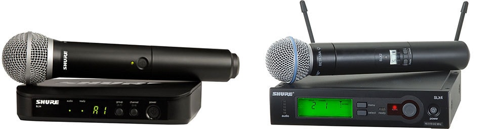 Shure Wireless Comparison Chart