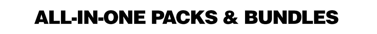 All-in-one packs and bundles