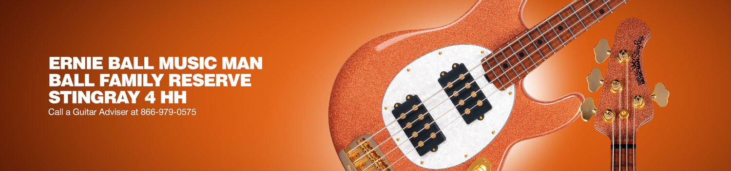 Ernie Ball Music Man Ball Family Reserve Stingray 4 HH. Call a Guitar Adviser at 866-979-0575.