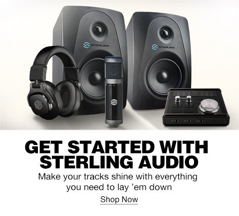 Get started with sterling audio. Make your tracks shine with everything you need to lay 'em down